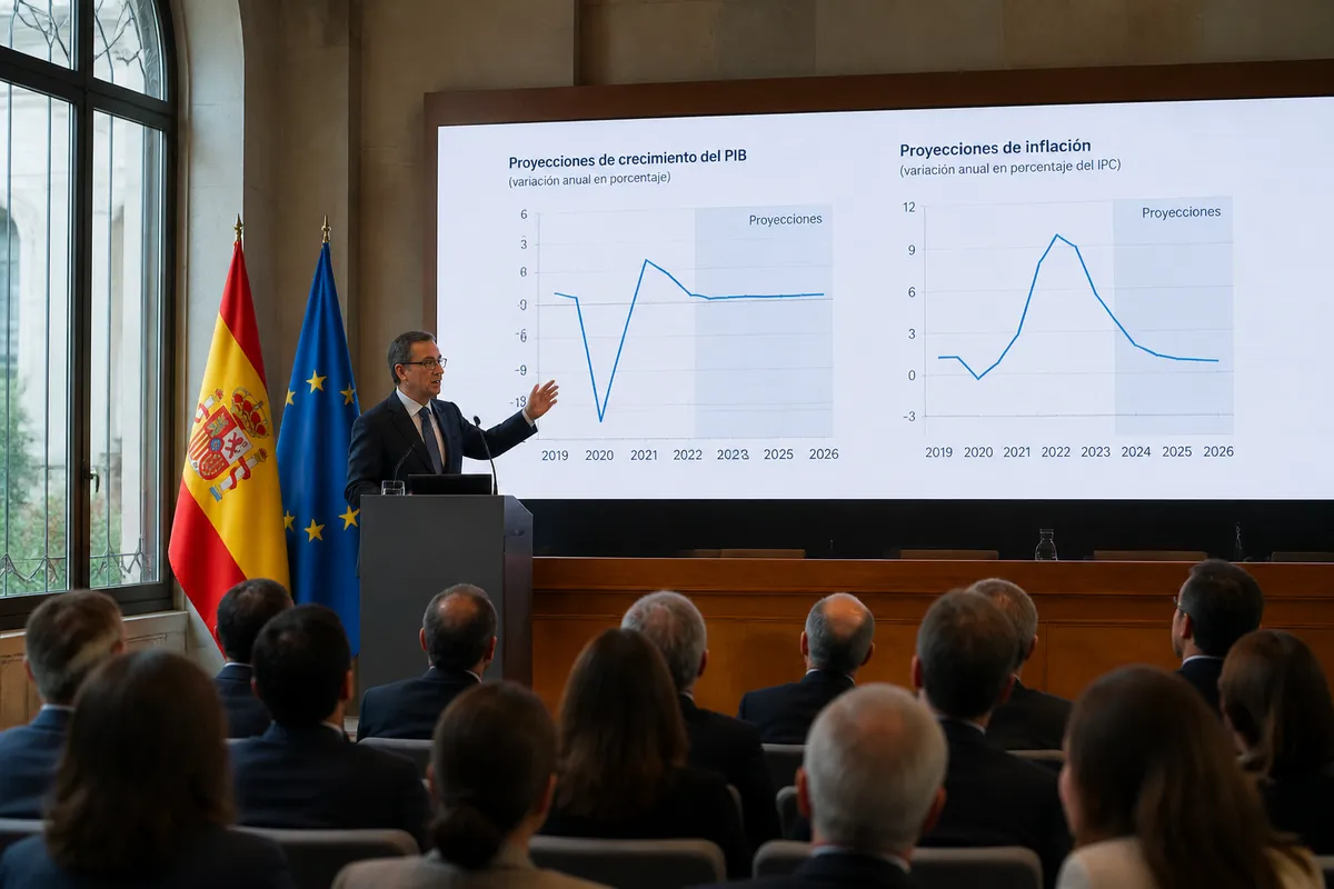 Banco de España mantiene el PIB en 2,3% para 2026 y eleva la inflación al 3,6%