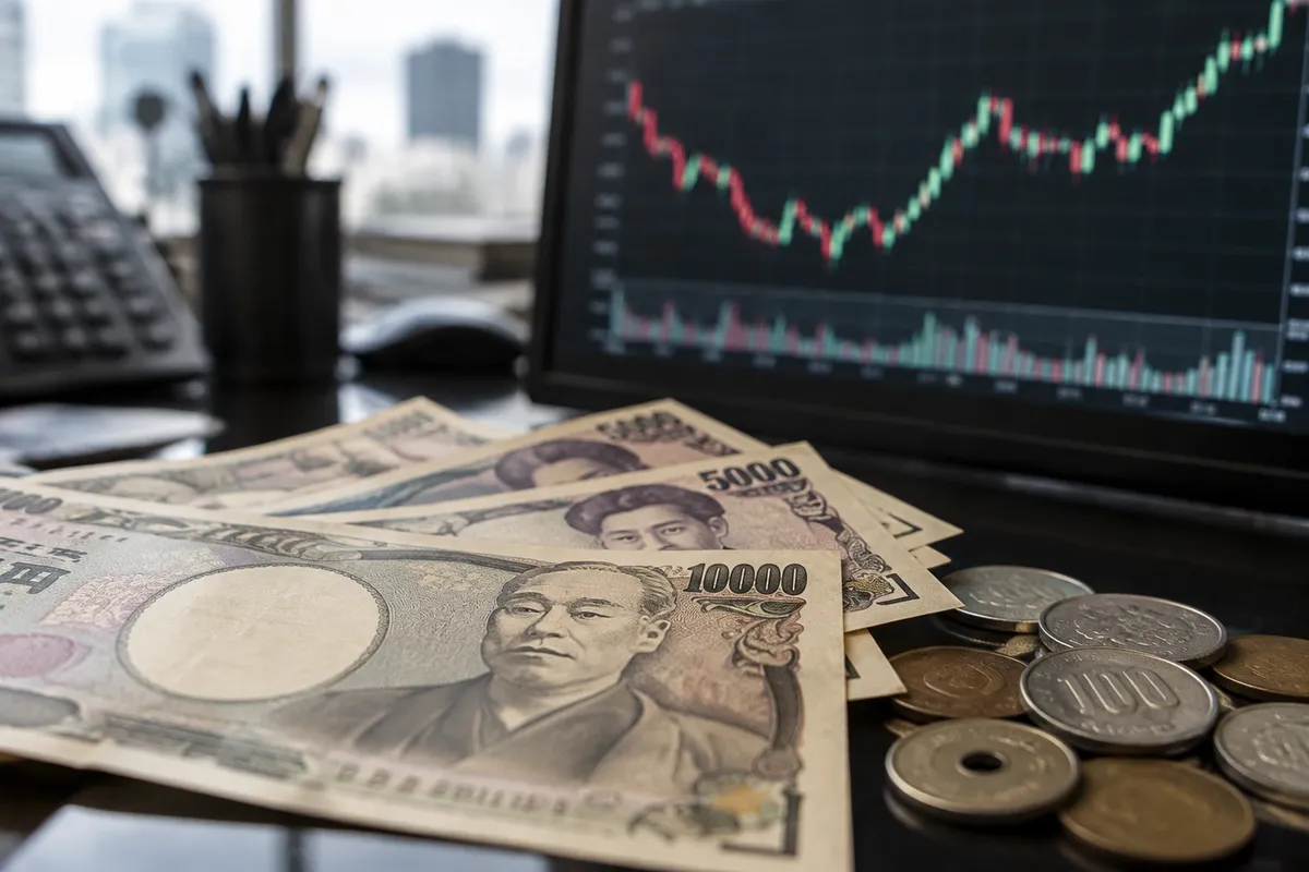 El yen se estabiliza en 158 frente al dólar mientras el Banco de Japón alerta de inflación