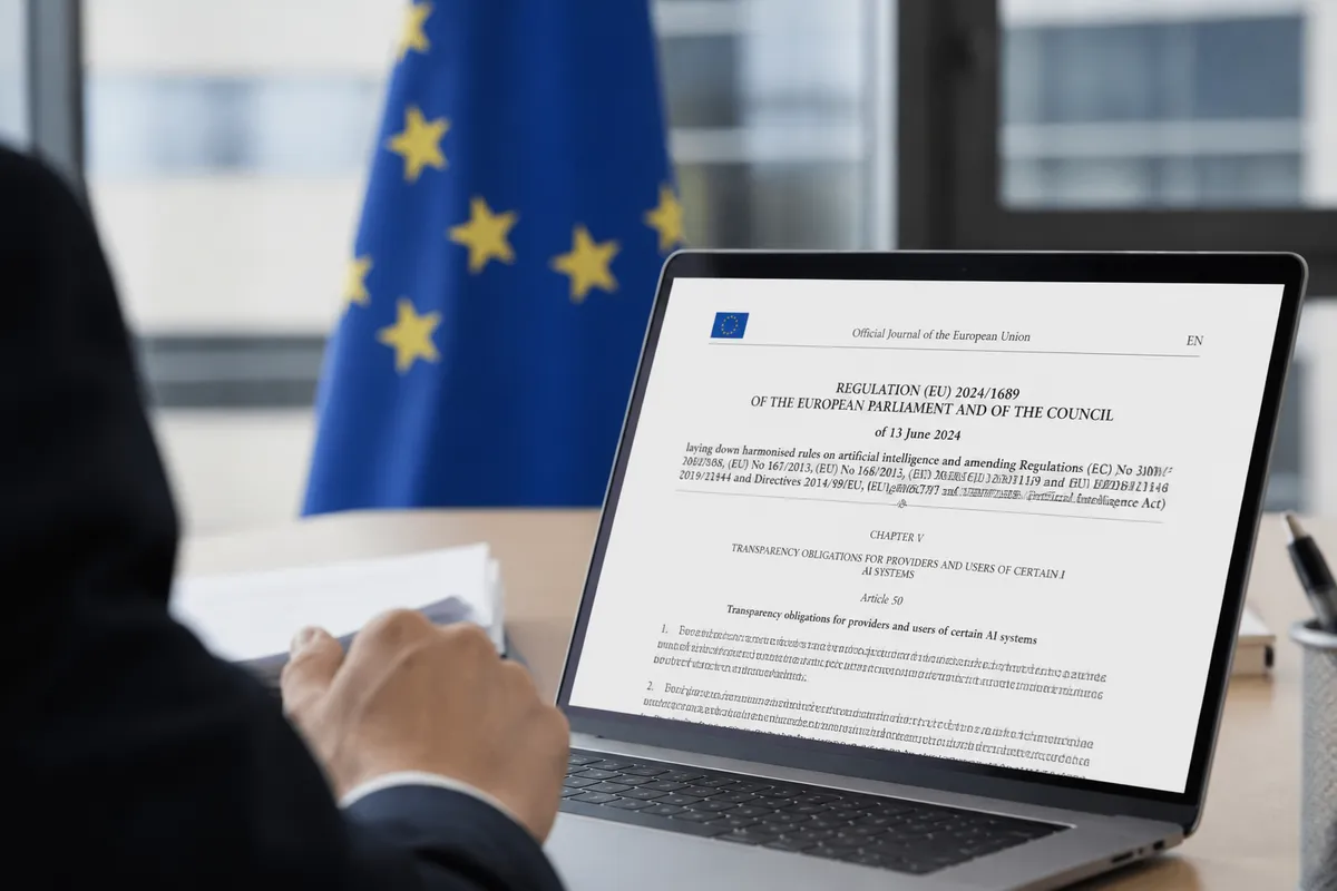 La UE impone obligaciones de transparencia en IA desde el 2 de agosto de 2026