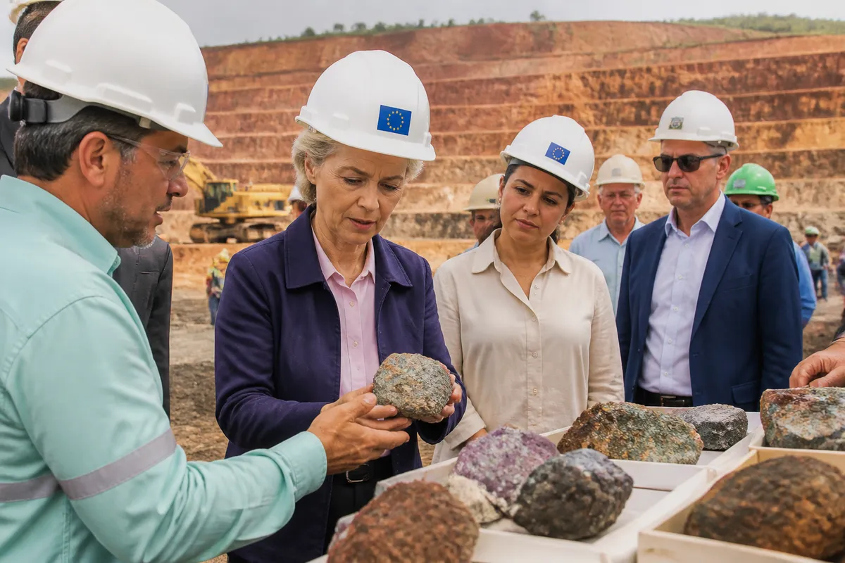 La UE visita Brasil para asegurar tierras raras y reducir dependencia de China