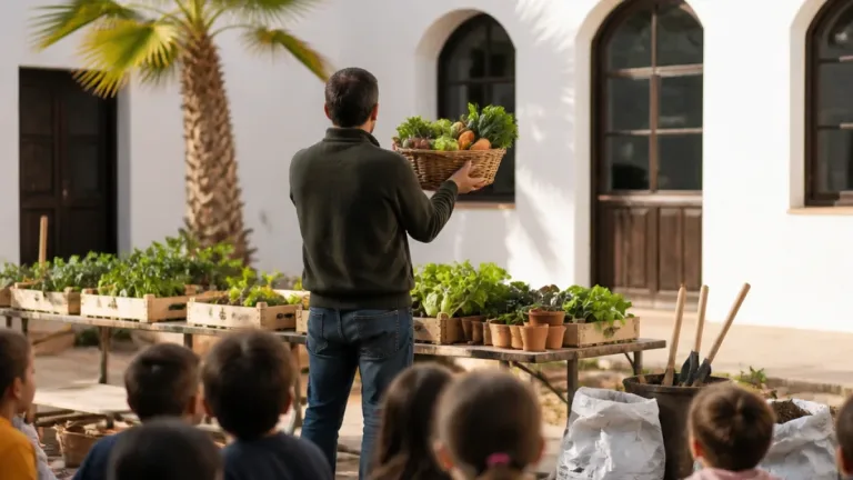 El CAECV lleva talleres sobre producción ecológica a 21 colegios de la provincia de Alicante