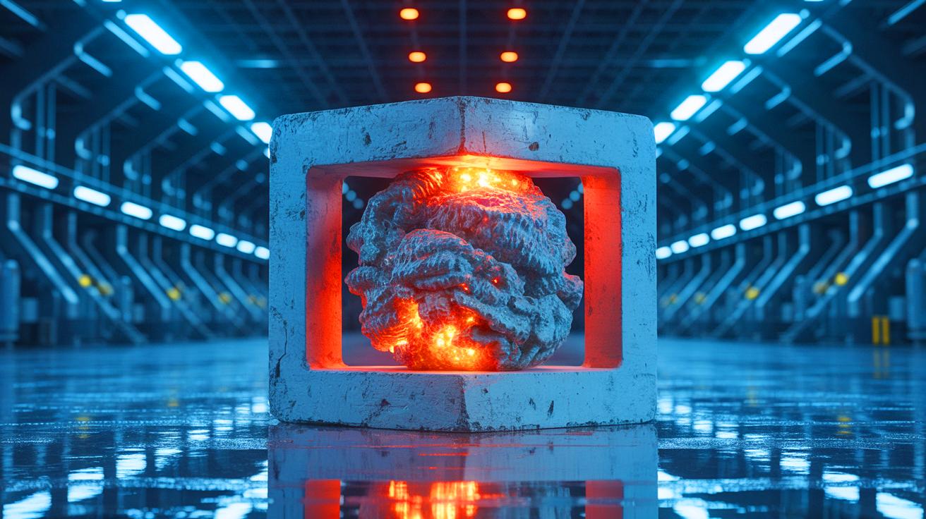 Descubrimos el concreto inmortal: cristales de cuarzo que se reparan solos bajo radiación nuclear y transforman la seguridad de las centrales.