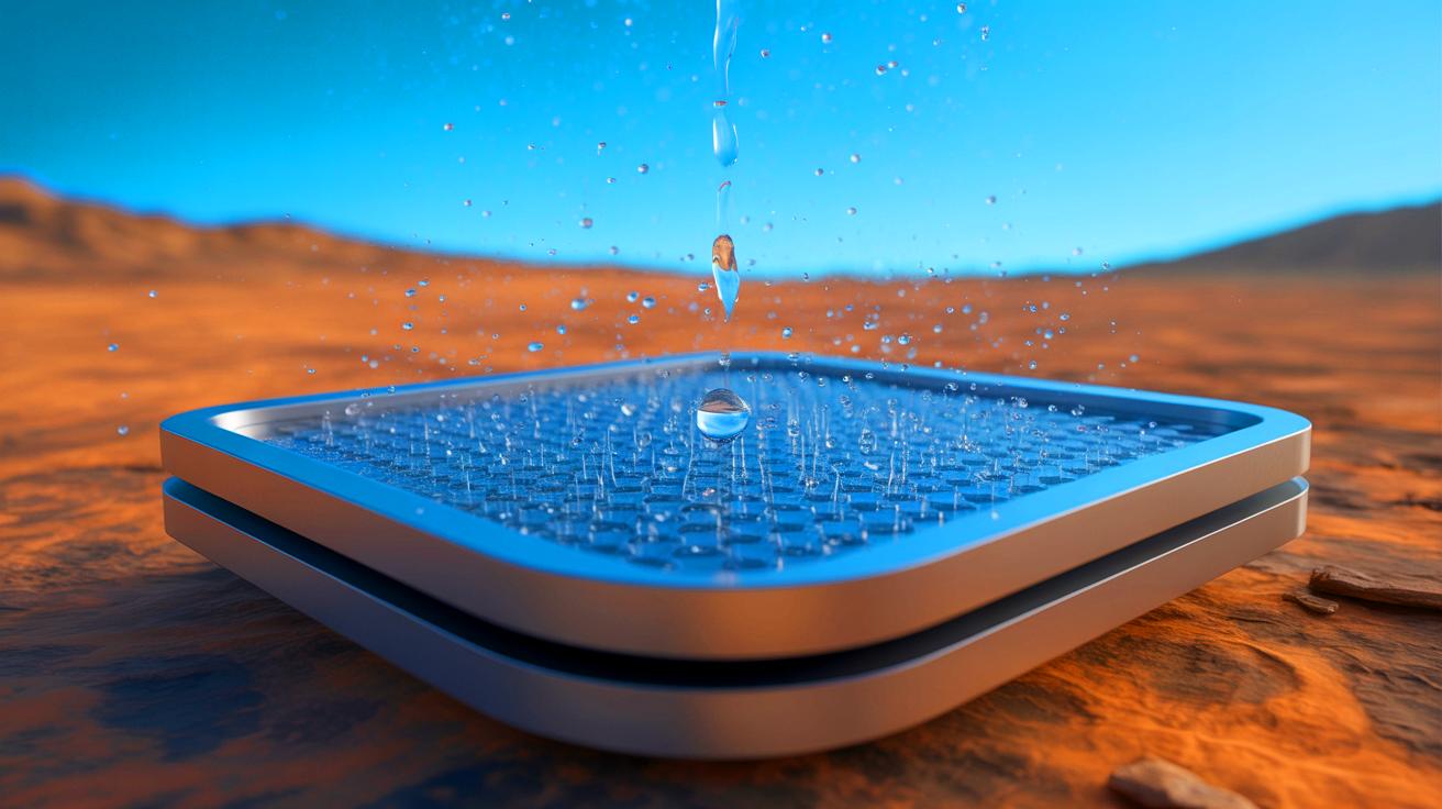 La sequía amenaza nuestro futuro: descubre el dispositivo revolucionario que extrae agua del aire sin energía.